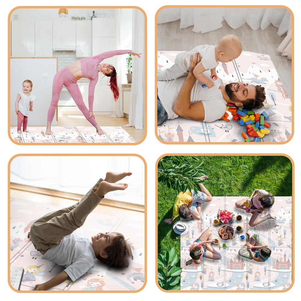 Дитячий розвиваючий коврик Nukido 200 x 180 x 1 cm (734002) 734002 фото
