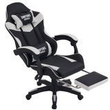 Ігрове крісло з підставкою для ніг INFINI Espace - White 1002 фото