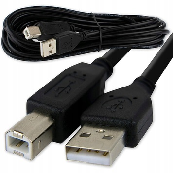 Кабель до принтера USB 2.0 - 1,8м чорний (AM/BM) usb2.0 фото